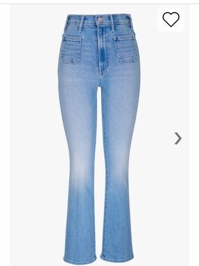 MOTHER Hustler Patch Pocket Ankle light wash size 24